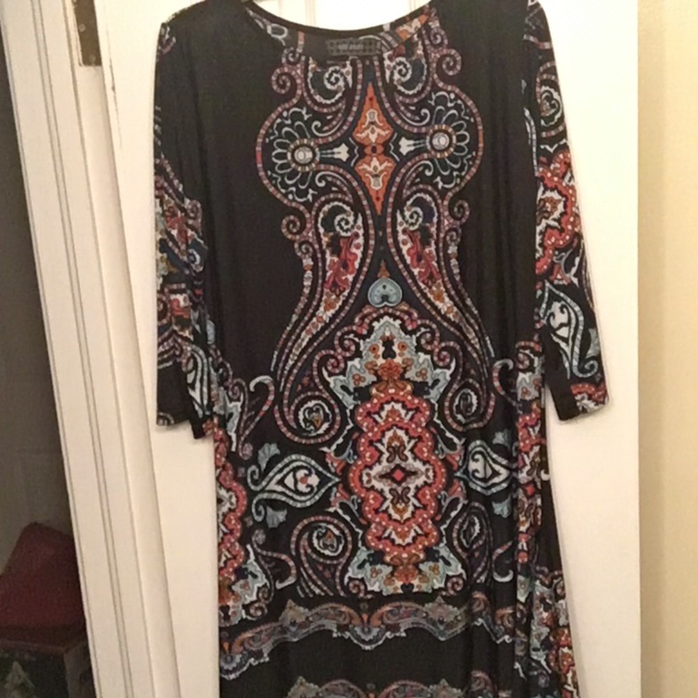 3/4 length dress